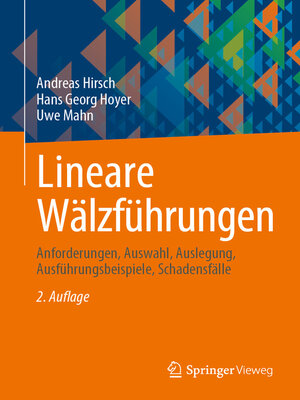 cover image of Lineare Wälzführungen